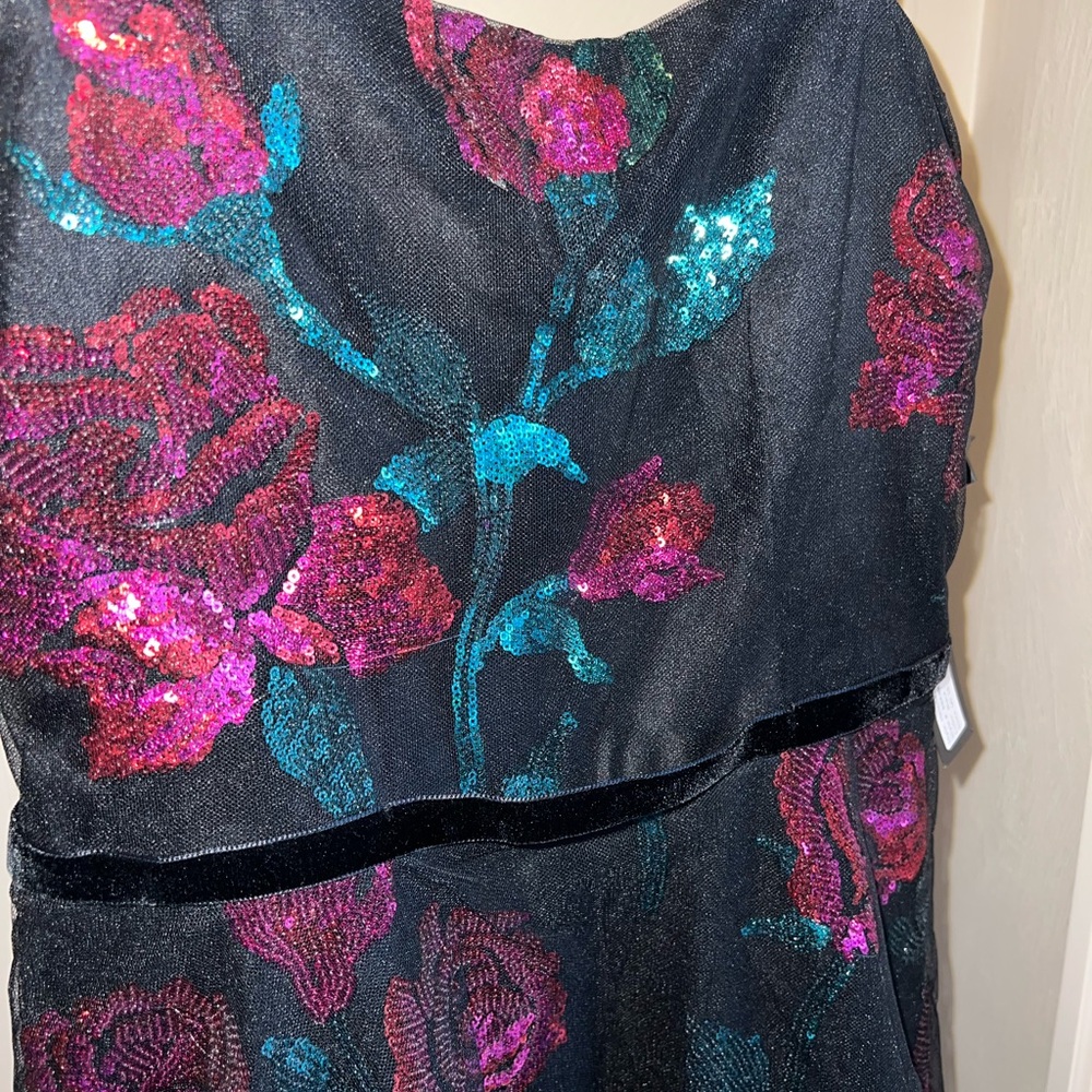 NWT Revolve PARKER BLACK LABEL Midi Beaded Sequin Gown Size 4 Helena Combo $598 - Picture 5 of 11
